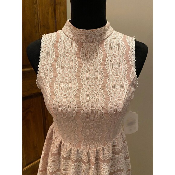 Altard State Dress Size XS NWT Sleeveless Lace Open Back Rose Cowgirl Western - Picture 3 of 12